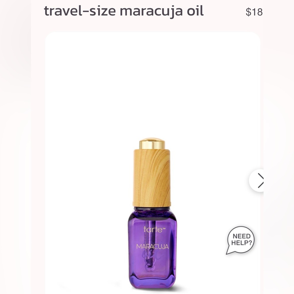 Tarte Maracuja Face and Body Oil Travel Size NIB